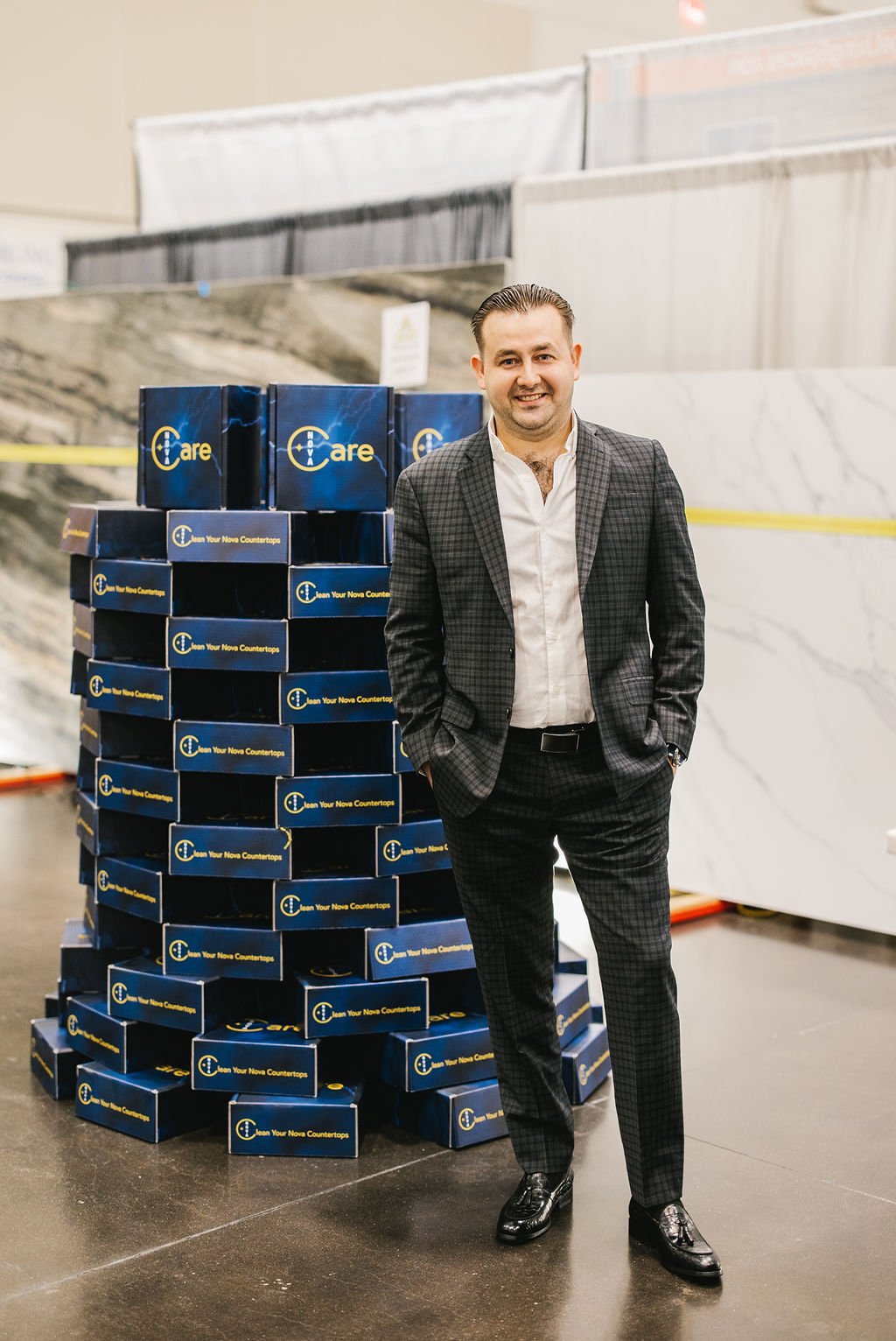 nova countertops owner, Ivan Voitic, countertop installation in buffalo NY