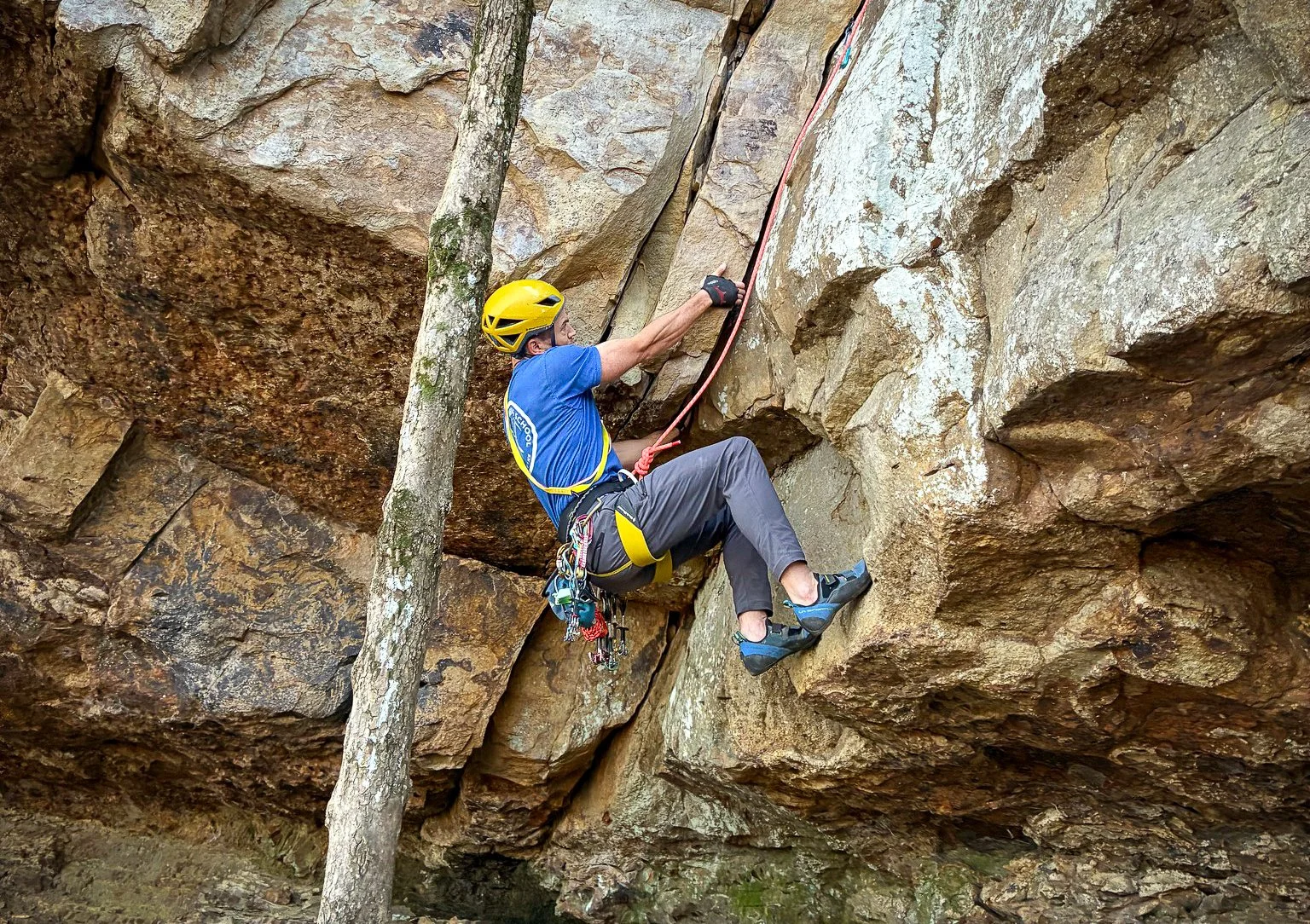 Lost Wall: Best Beginner Trad Climbing in Northwest Georgia