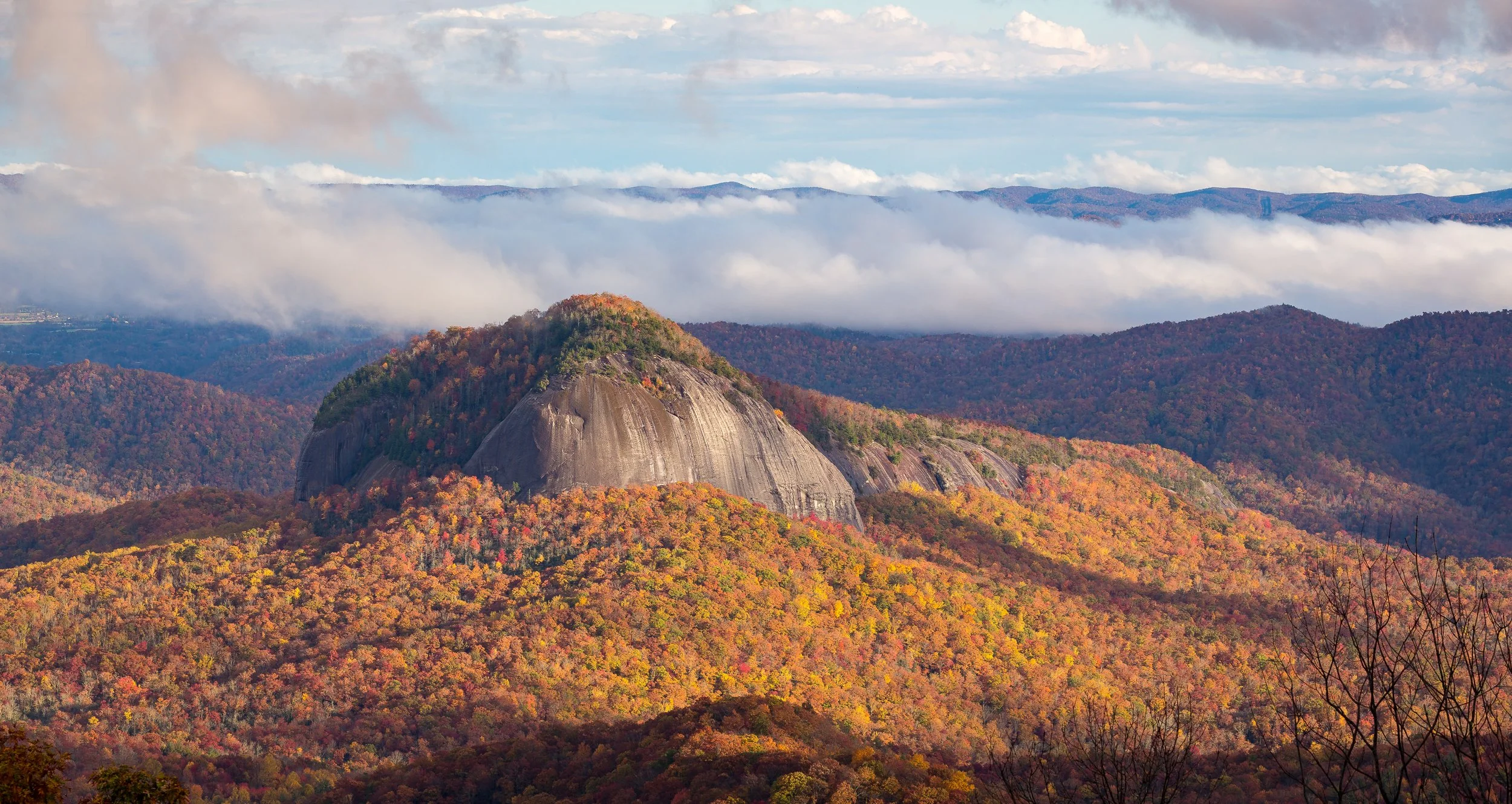Looking Glass Rock fall landscape