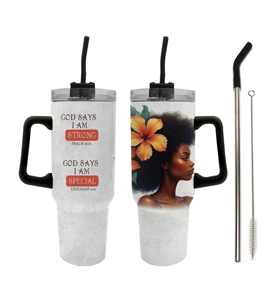 40oz Strong And Special Tumbler with Handle