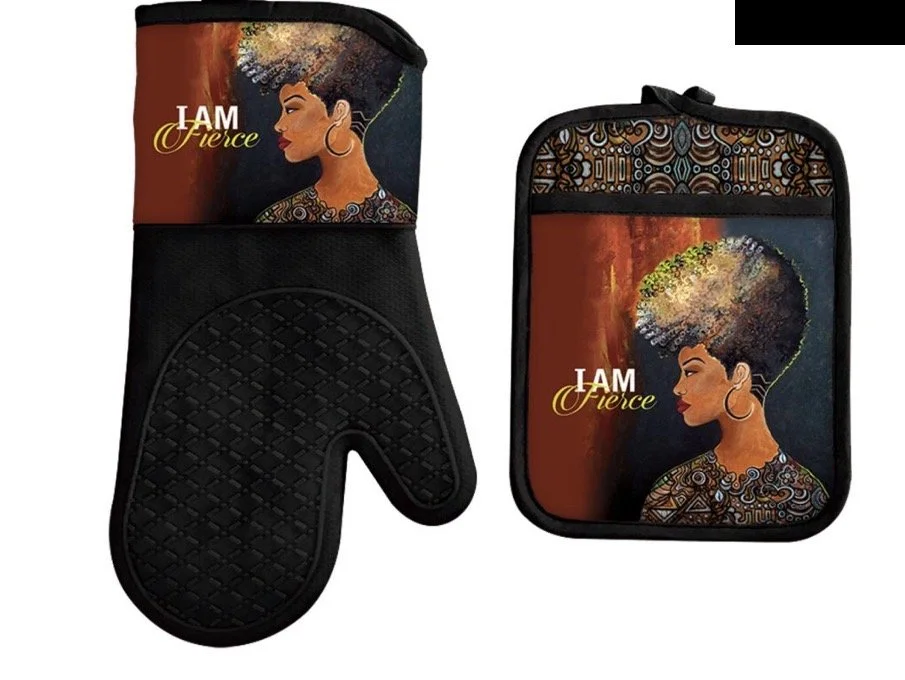 I AM FIERCE OVEN MITT & POTHOLDER
