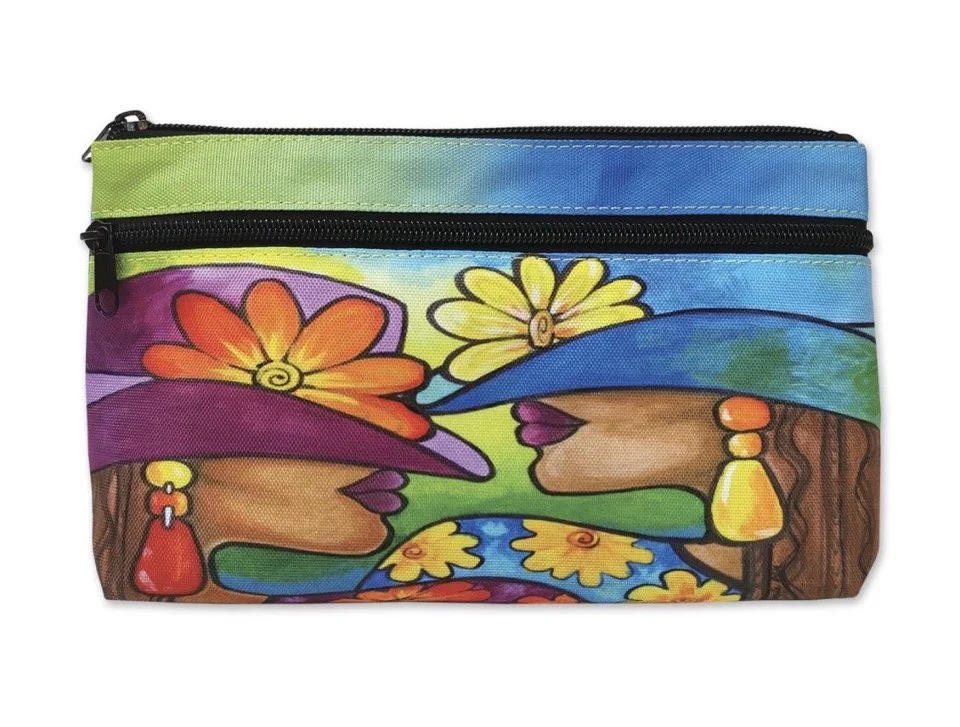 Sister Sunday Twin Zippered Cosmetic Bag