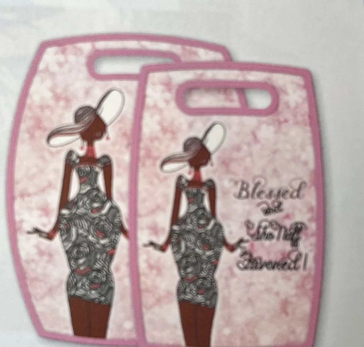 Blessed  & SHO NUFF Favored Cutting Board