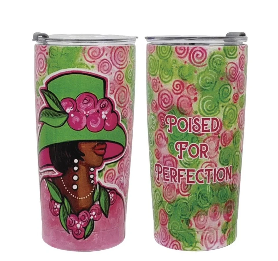 Poised For Perfection Stainless Steel Travel Tumbler