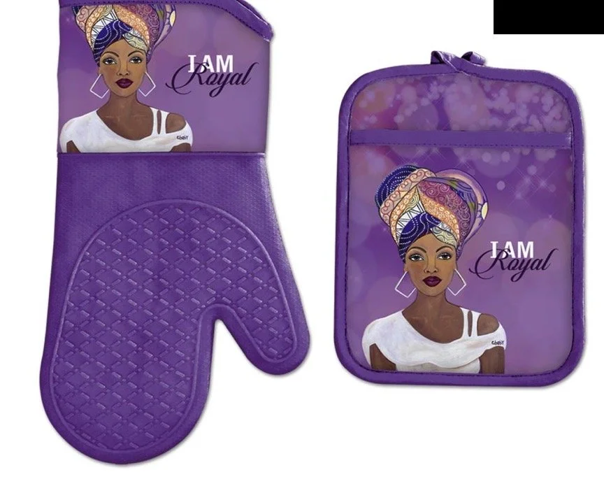 I AM ROYAL Oven Mitt & Potholder Set
