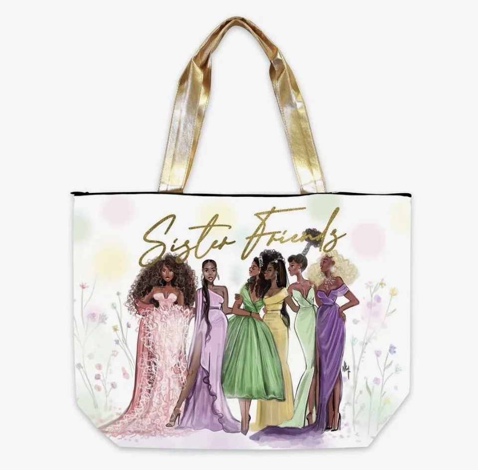 Sister Friends Canvas Bag