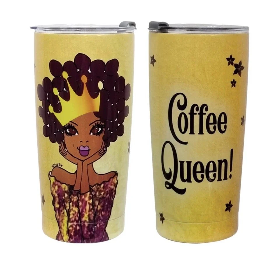 Coffee Queen Stainless Steel Travel Tumbler