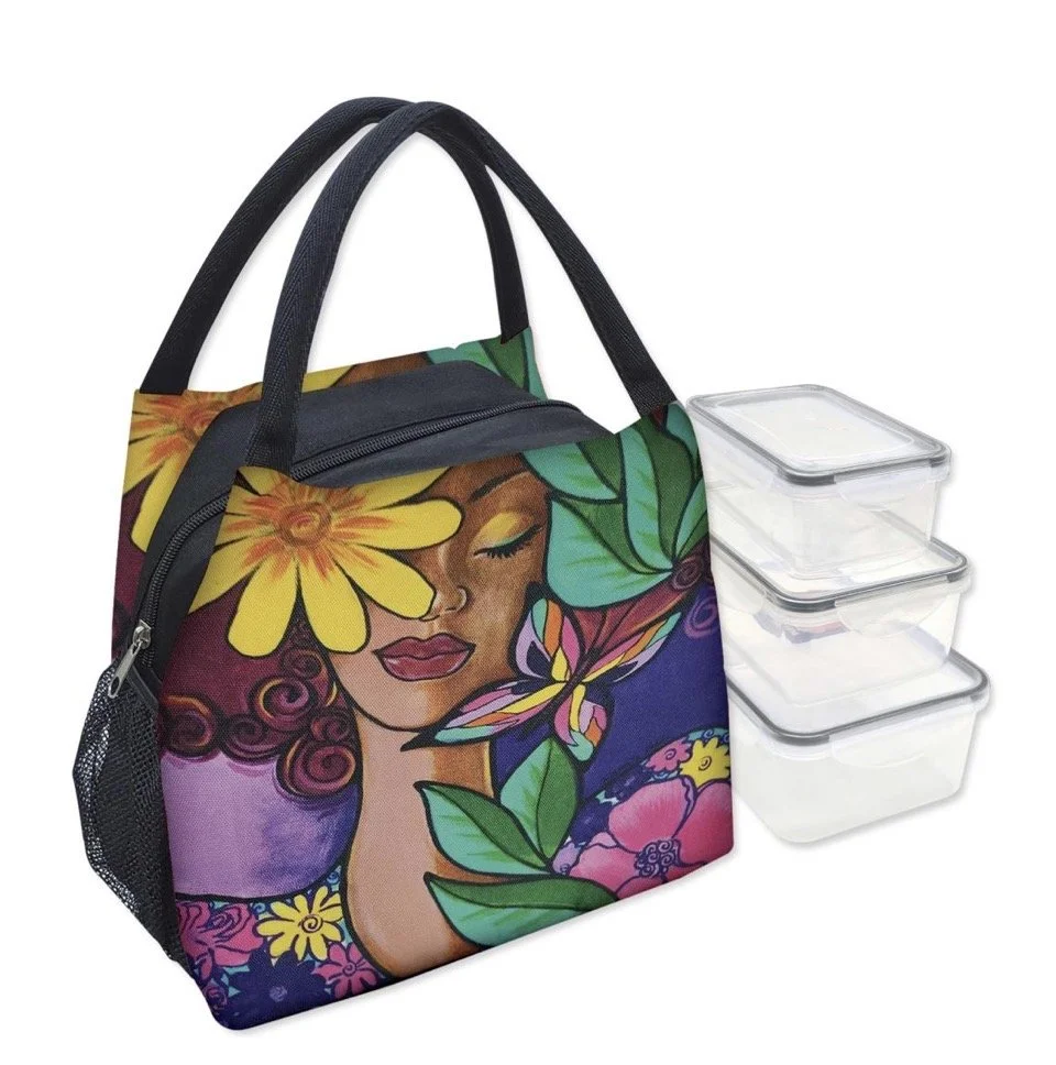 Garden Spirit Lunch Bag Set with Box Containers