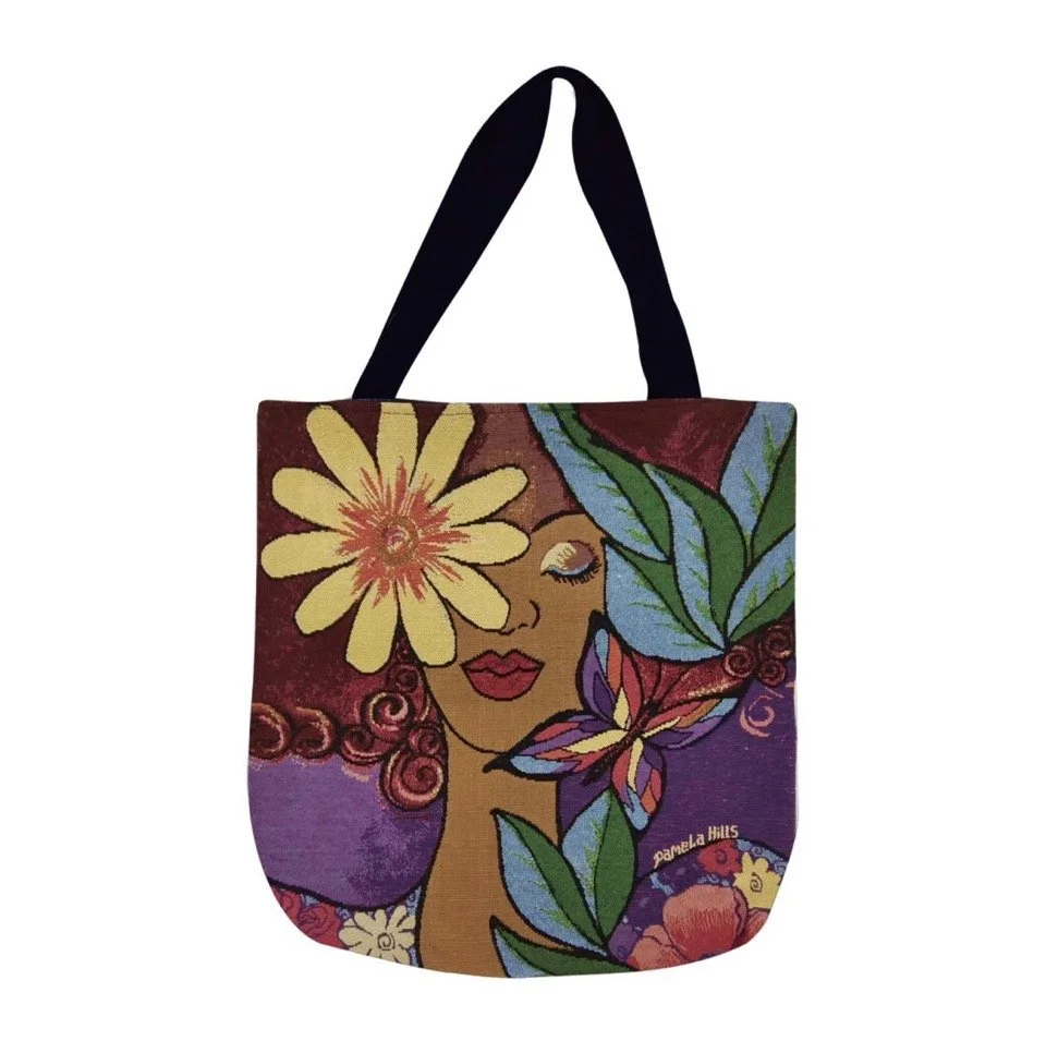 Garden of Spirit Woven Tote Bag by Pamela Hills