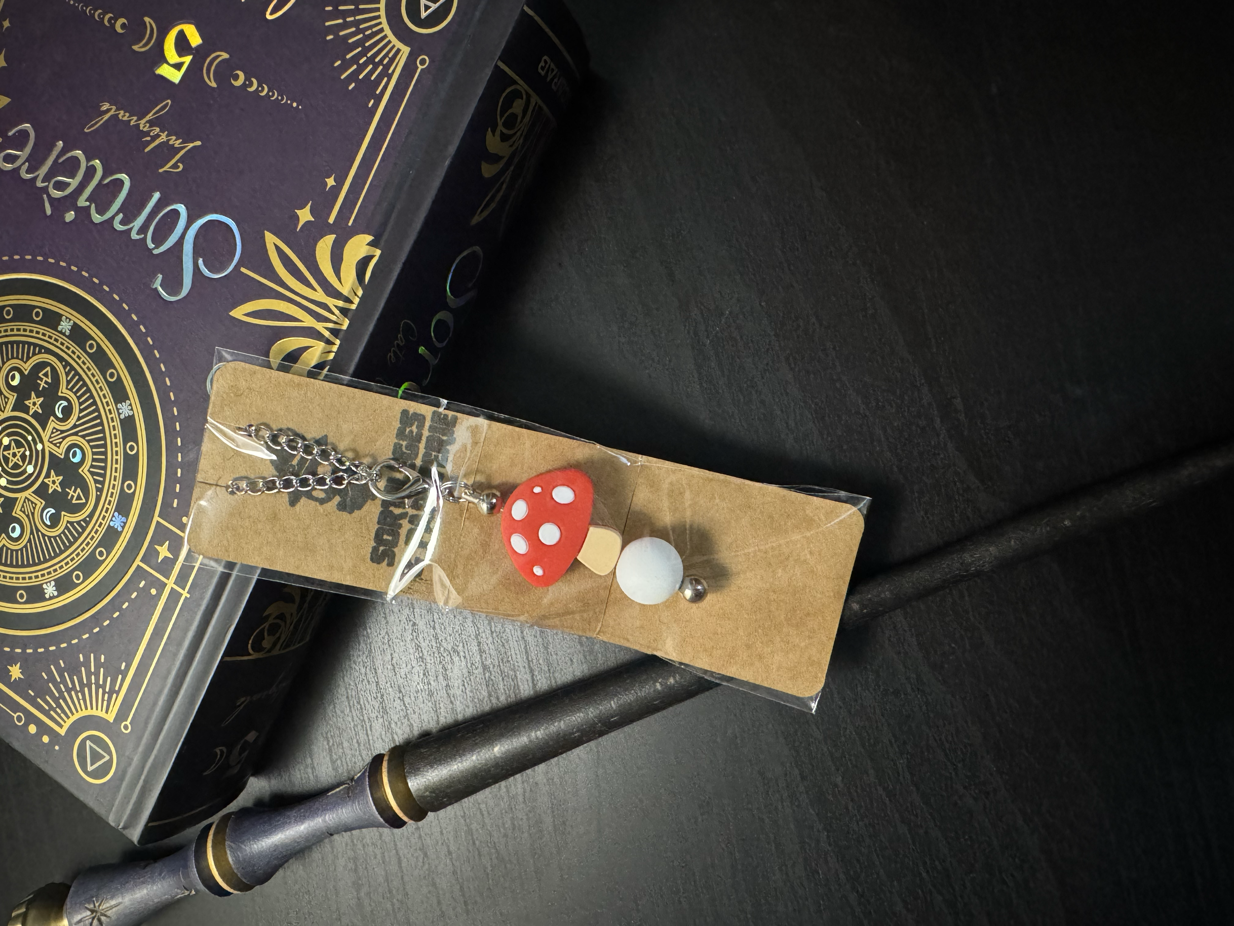 Breloque pour thumbler - Champignon