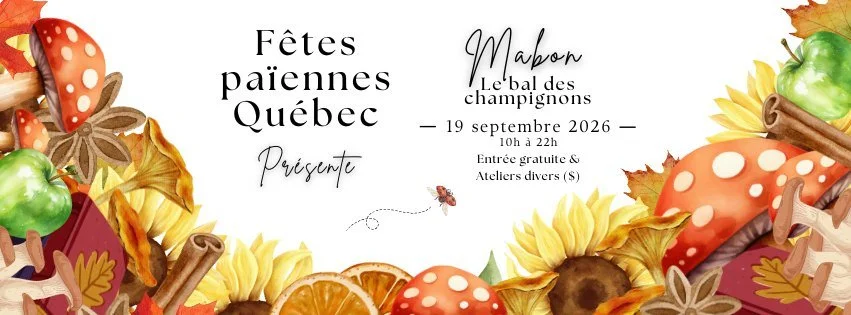 êtes Païennes Québec – Le Bal des Champignons 2026