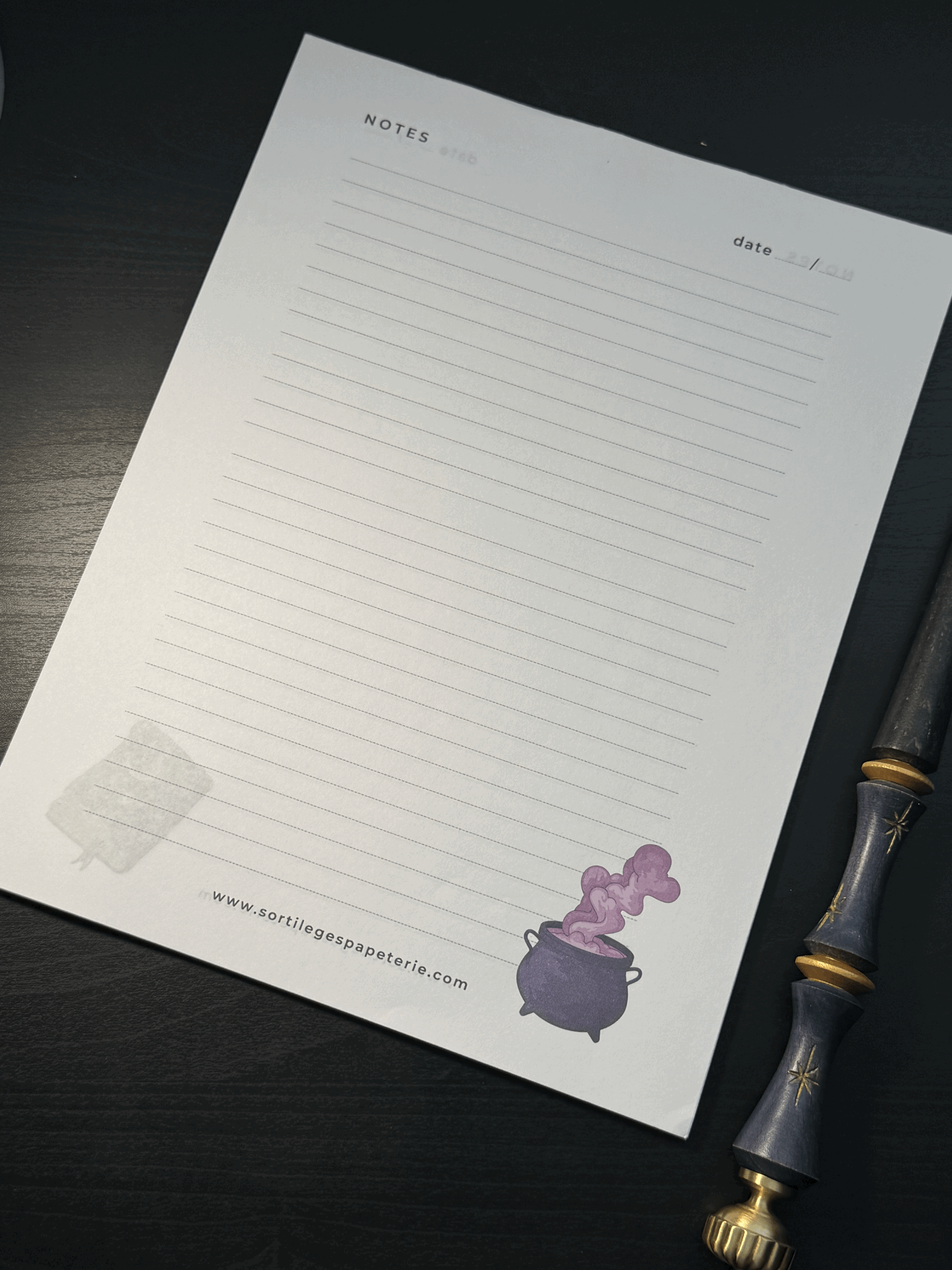 Note Pad - Chauldron of Spells