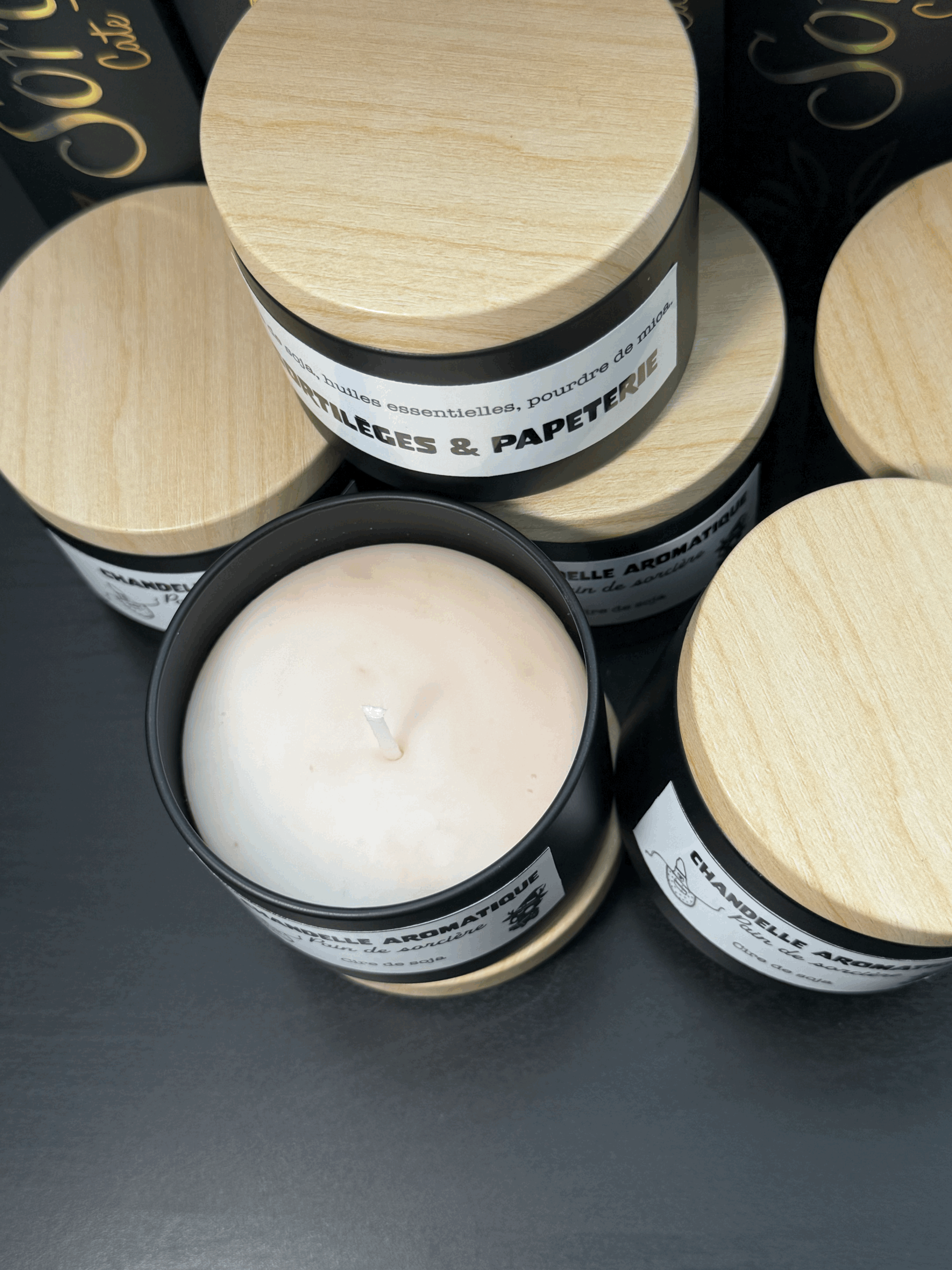 Chandelle aromatique - Pain de sorcière