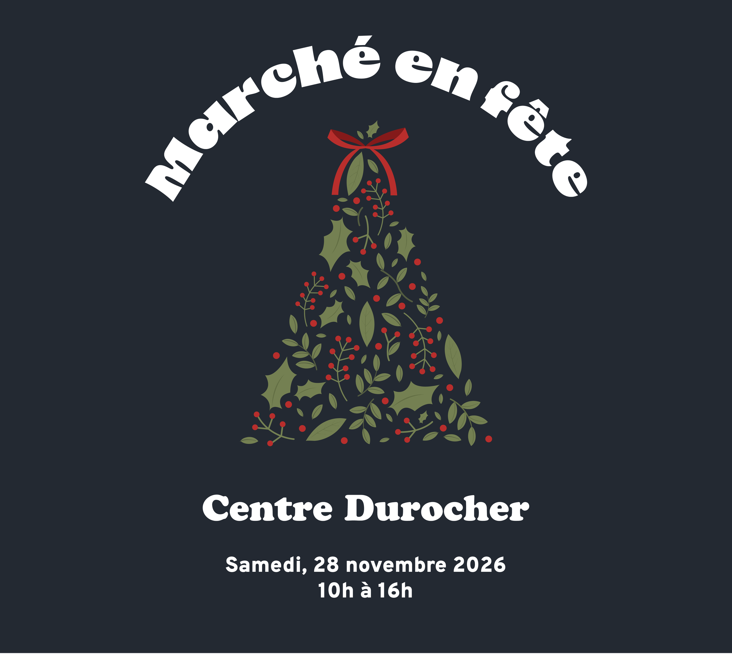 Centre Durocher marché en fête organisé par la marotte dans la ville de Québec dans la province de Québec au canada est un marché d'artisans et de petites entreprises proposant des produits créés à la main.
