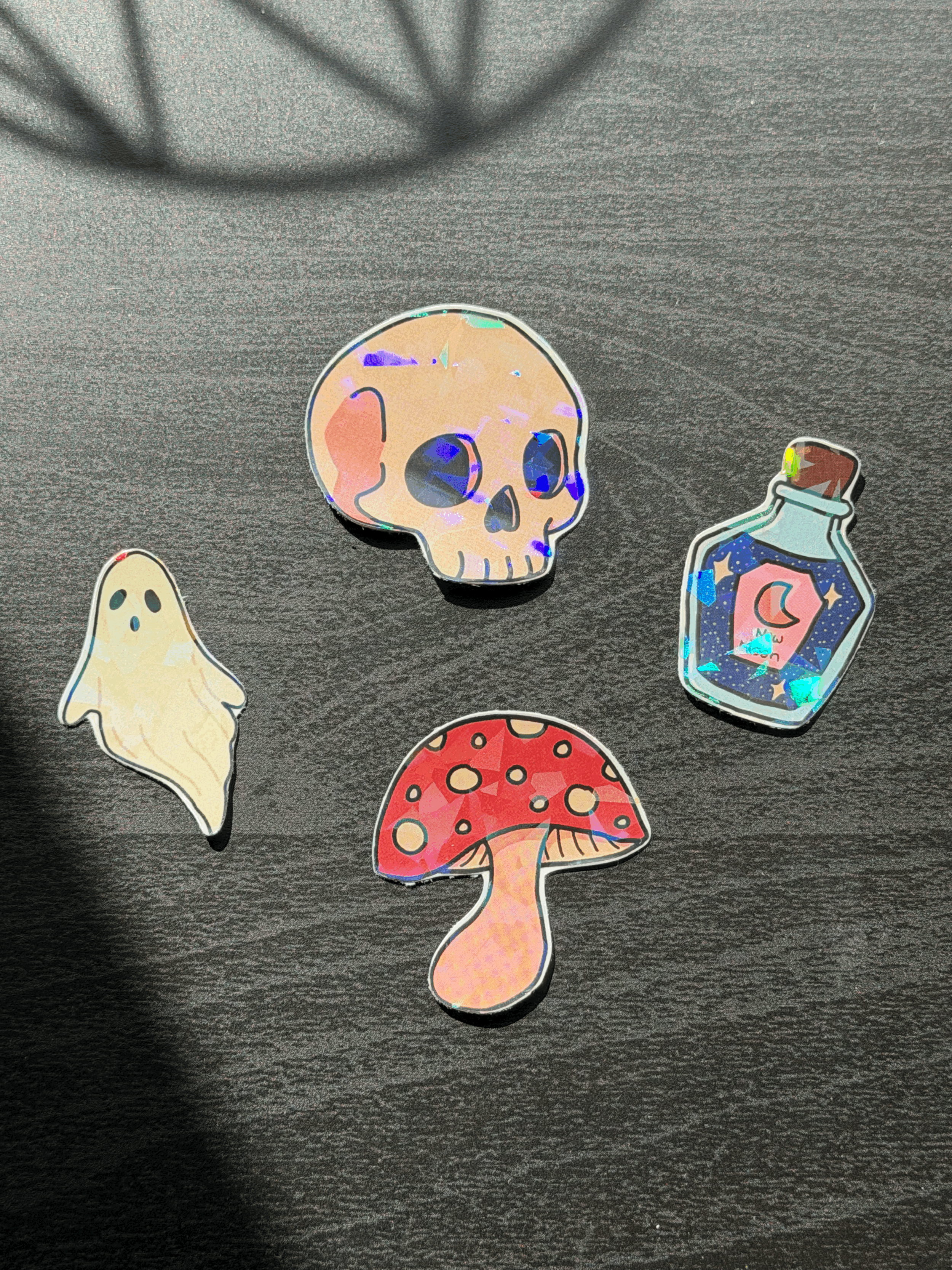 Quatre autocollants - Collection Halloween