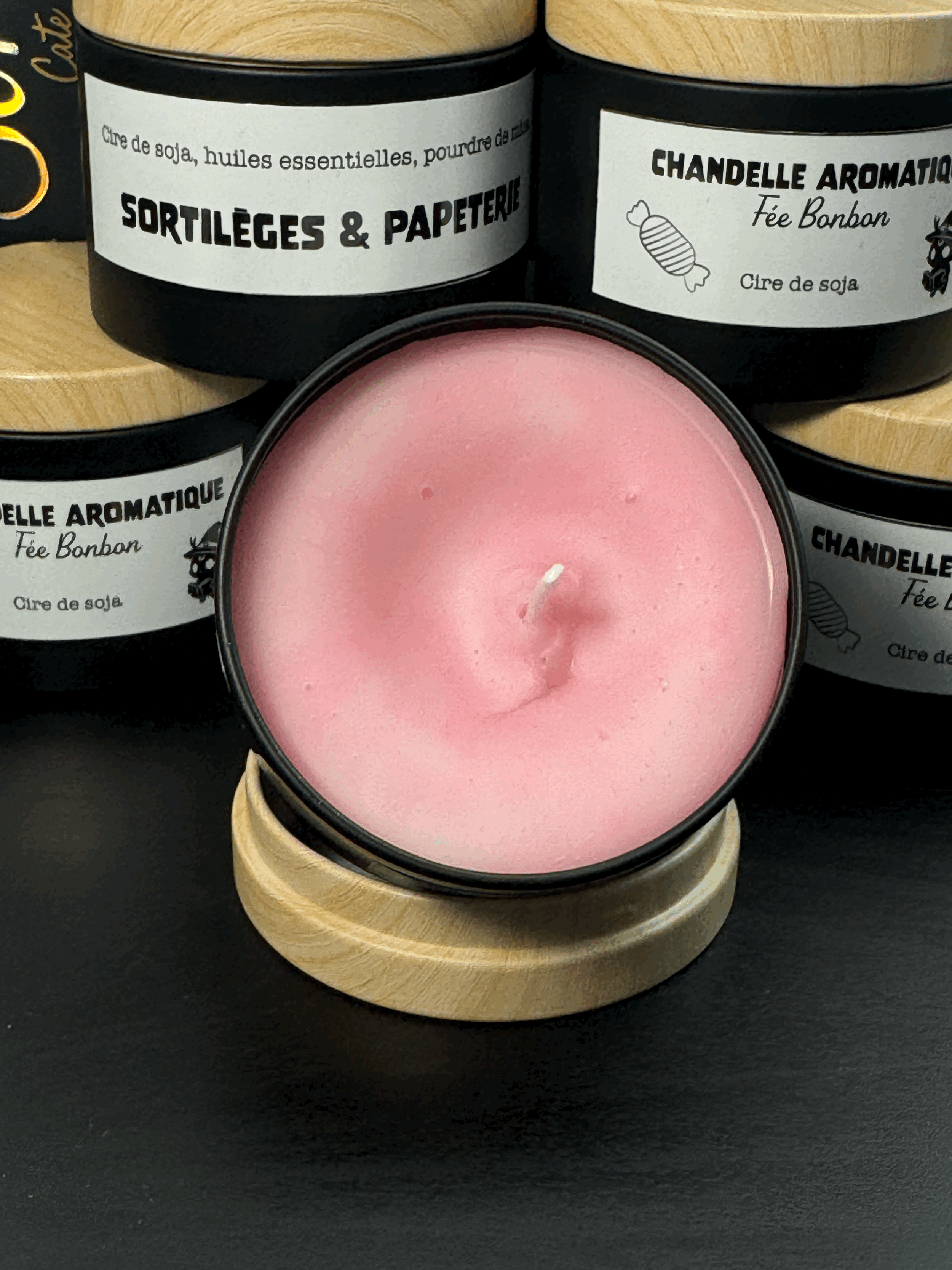 Chandelle aromatique - Fée bonbon