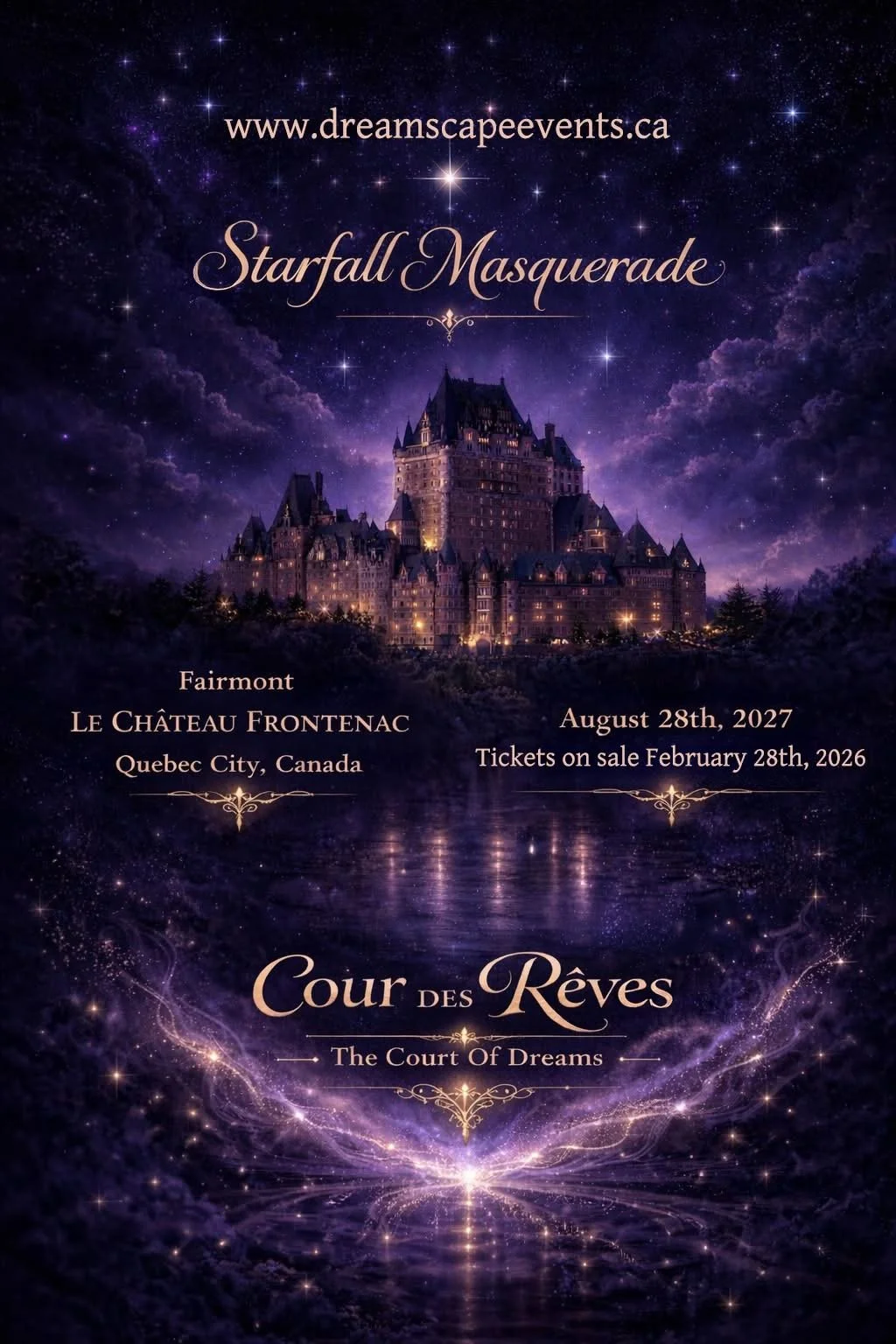 starfall masquerade of the dream court event organized by Dreamscape Fantasy Events