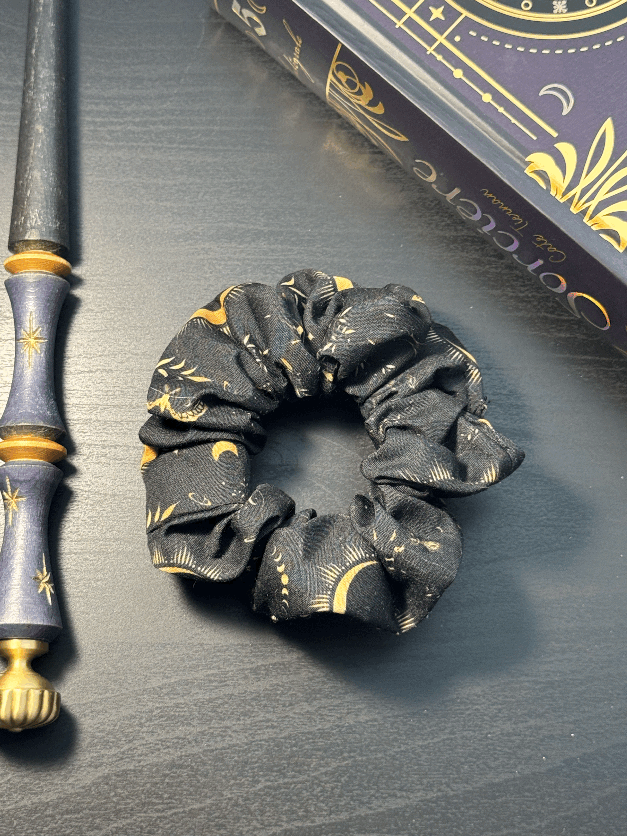 Scrunchies - Golden Dark Midnight