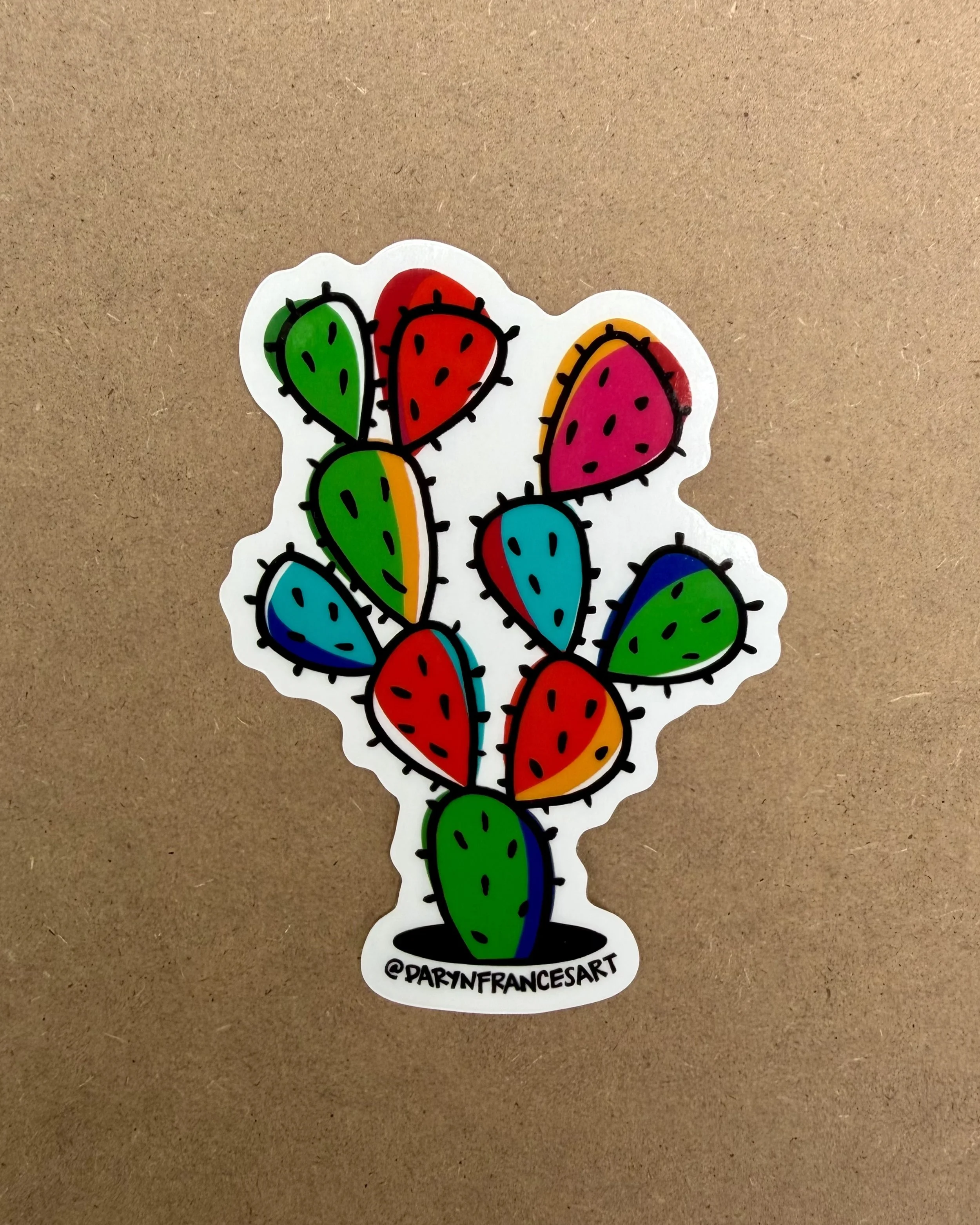 Psychedelic Prickly sticker