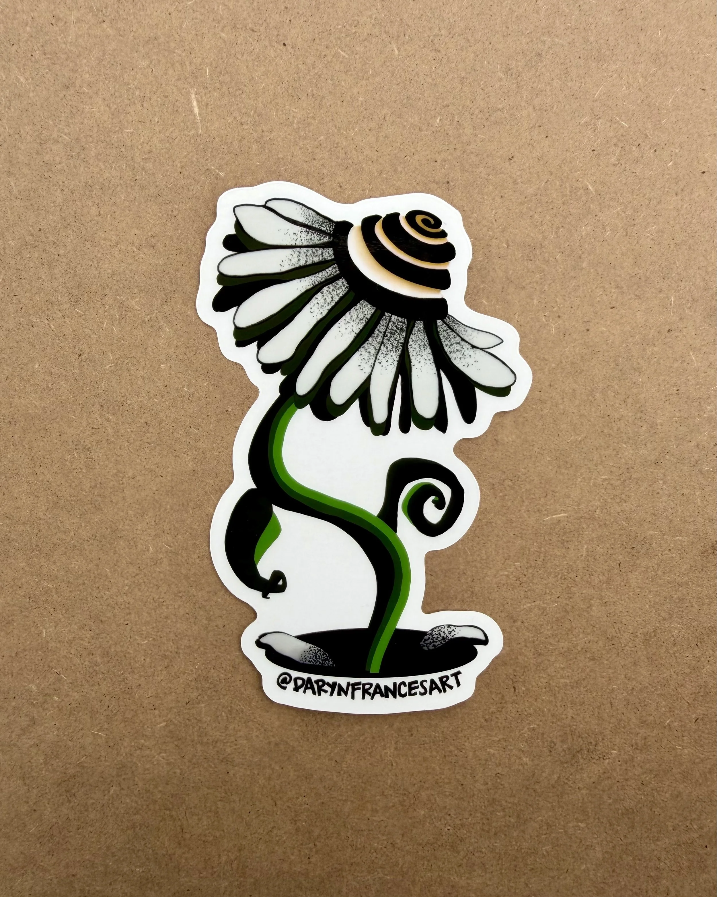 Timmy B's Dead Flower sticker