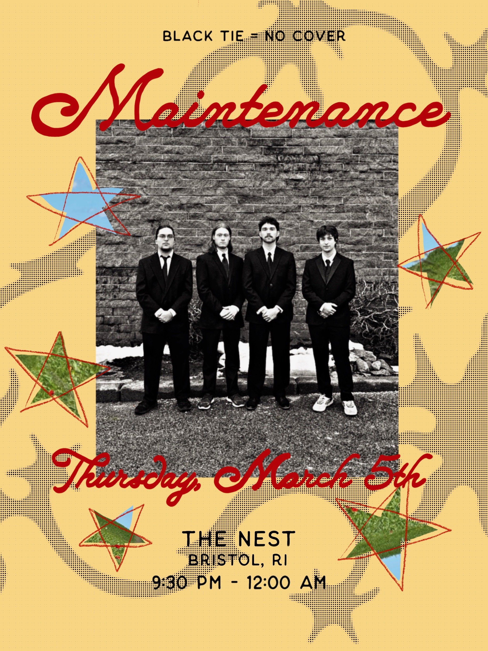 Maintenance @ The Nest March 5th, 2026 (SUITS)