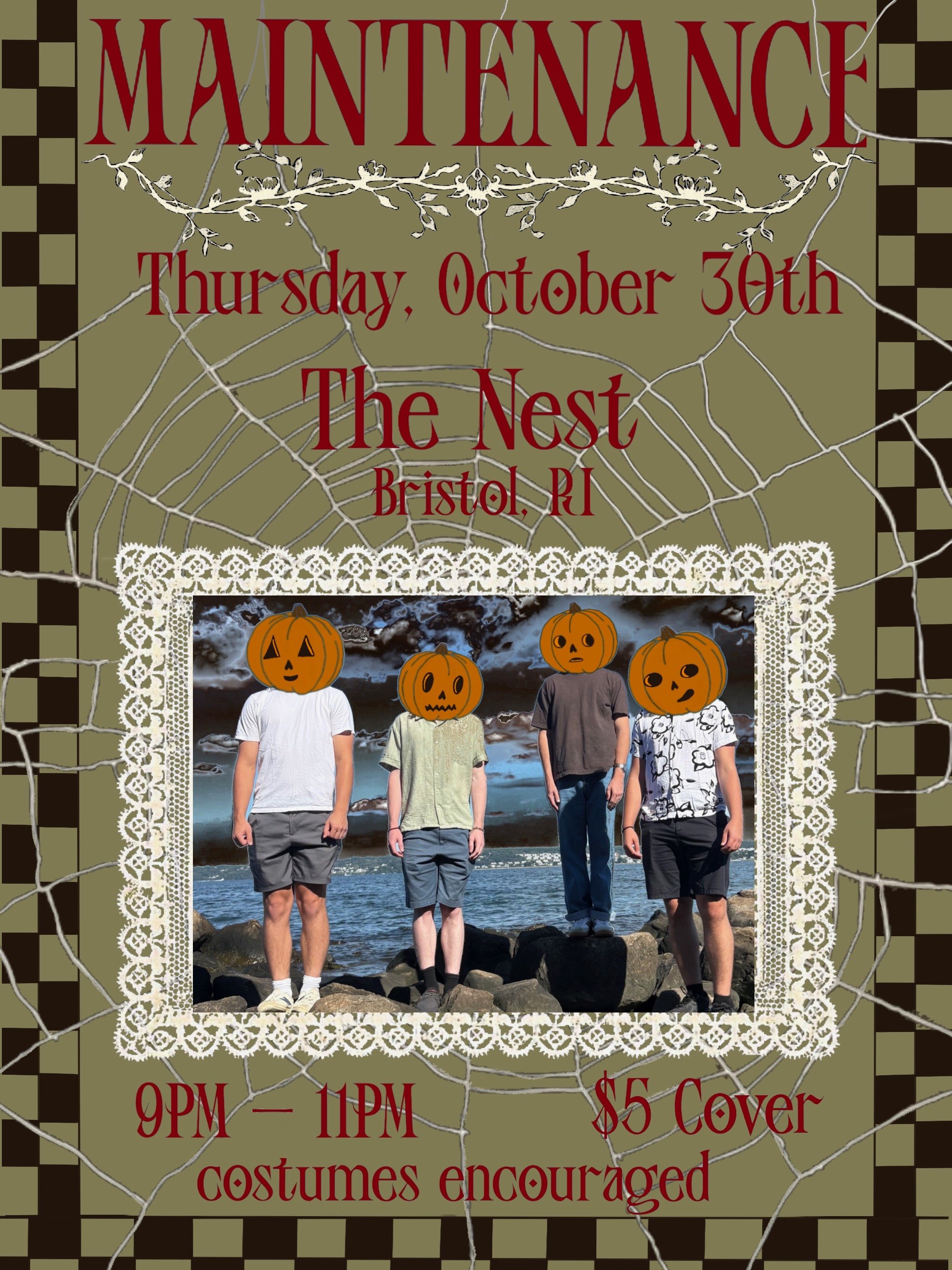 Maintenance @ The Nest October 30th, 2025 (Halloween)