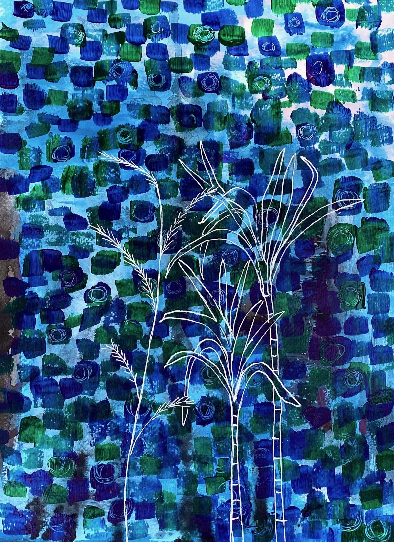  Lost  
Acrylic on board