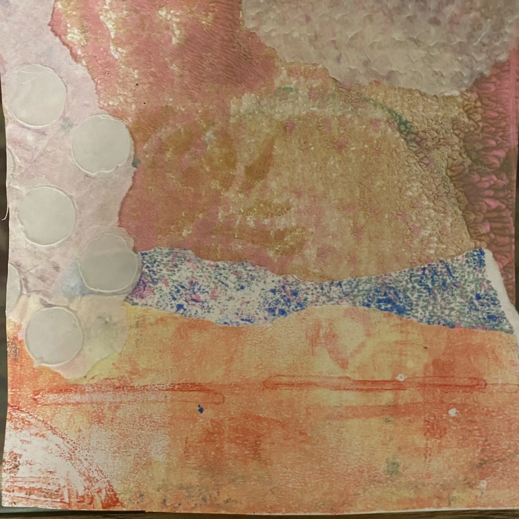  In the Desert  
Geli print
Approx. 4x4"