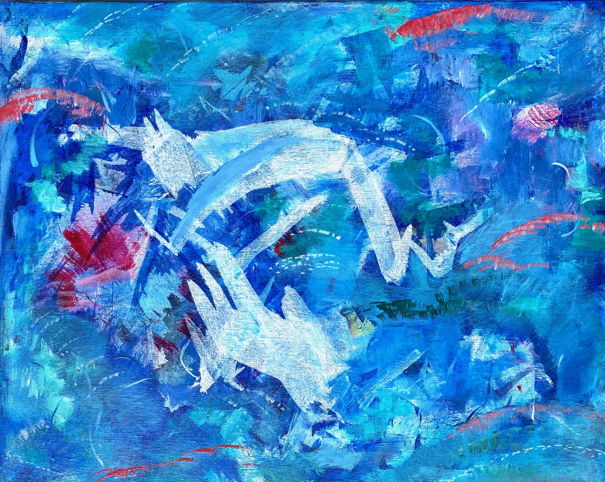  Night Dance  
Acrylic on canvas