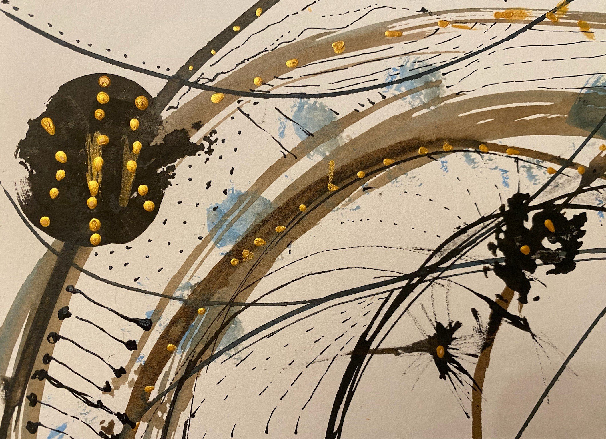  Untitled  
Acrylic and pen on paper