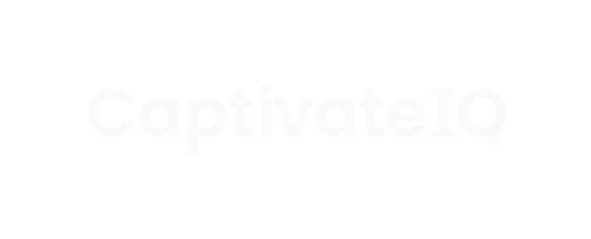 CaptivateIQ logo on a black background