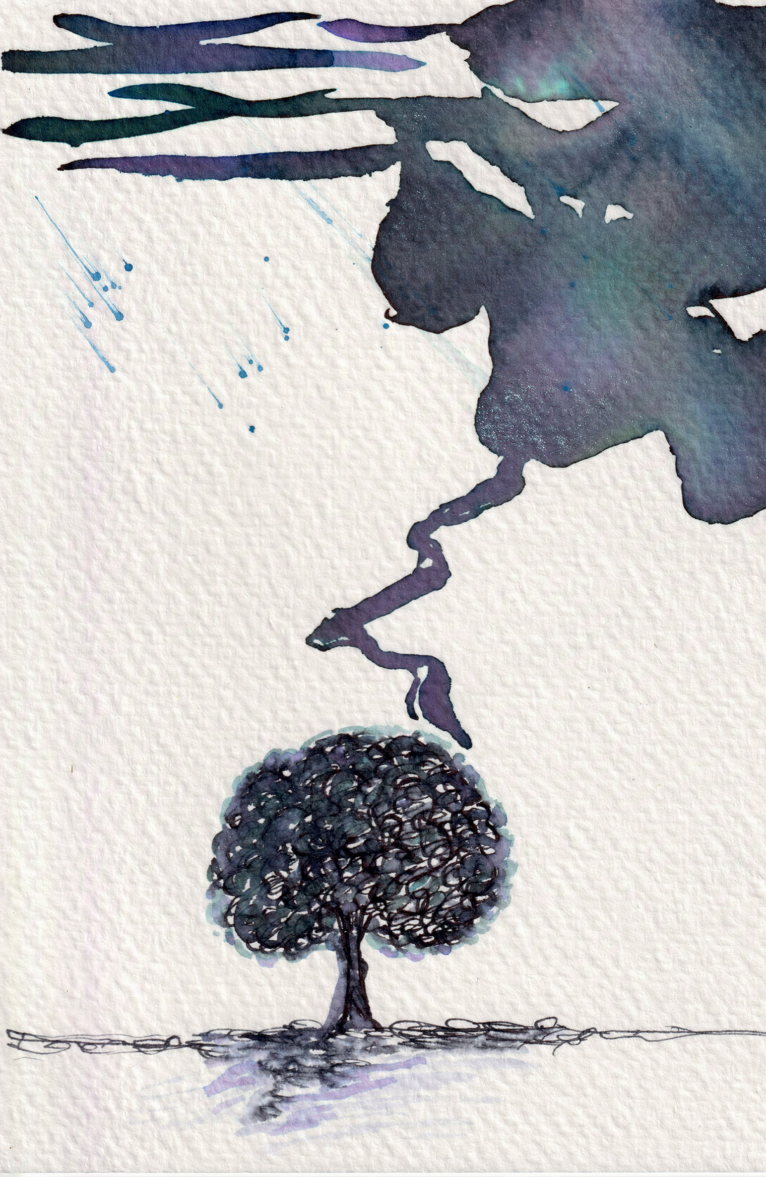 STRIKE : an illustrated meditation on conduction by Teodora Nicolae | The Gallery | teodoranicolae.com | words + artwork © 2026