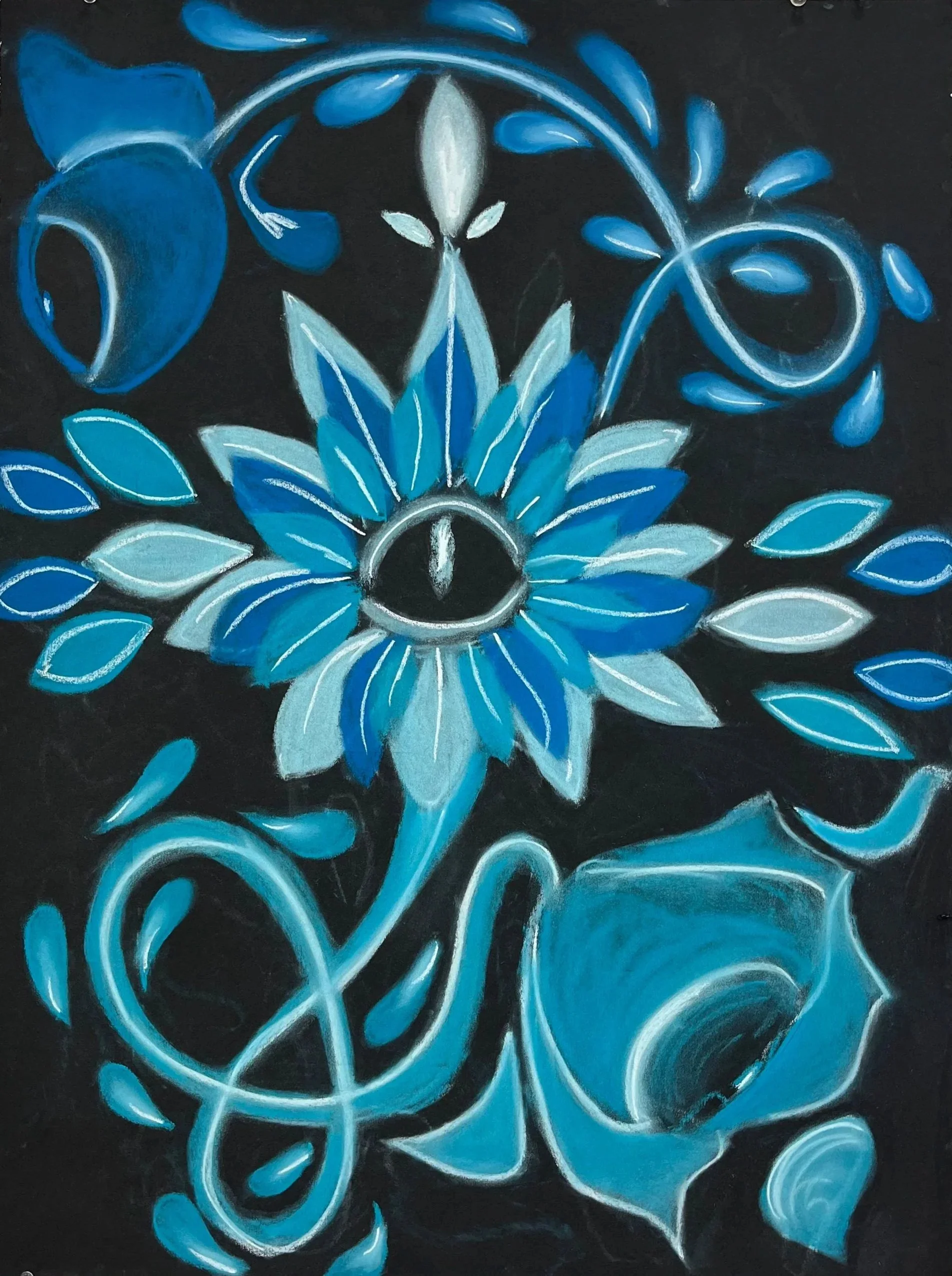 Untitled, Pastel on cotton paper, 22x30 in