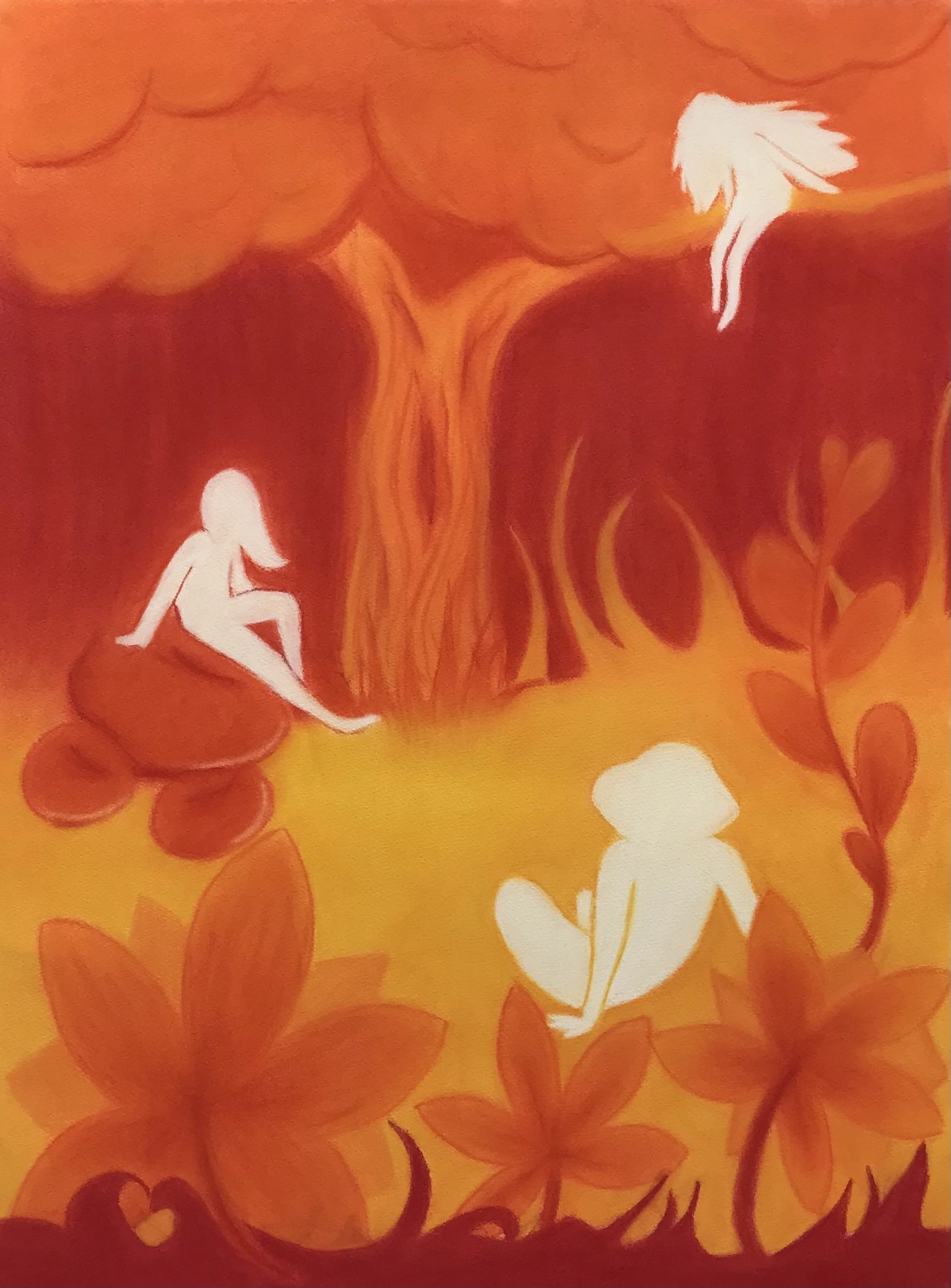 Finally, Pastel on Cotton Paper, 22x30 in