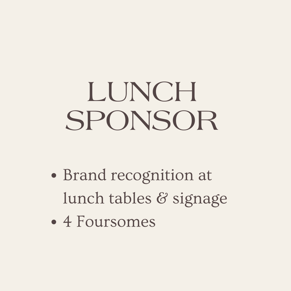 Lunch Sponsorship