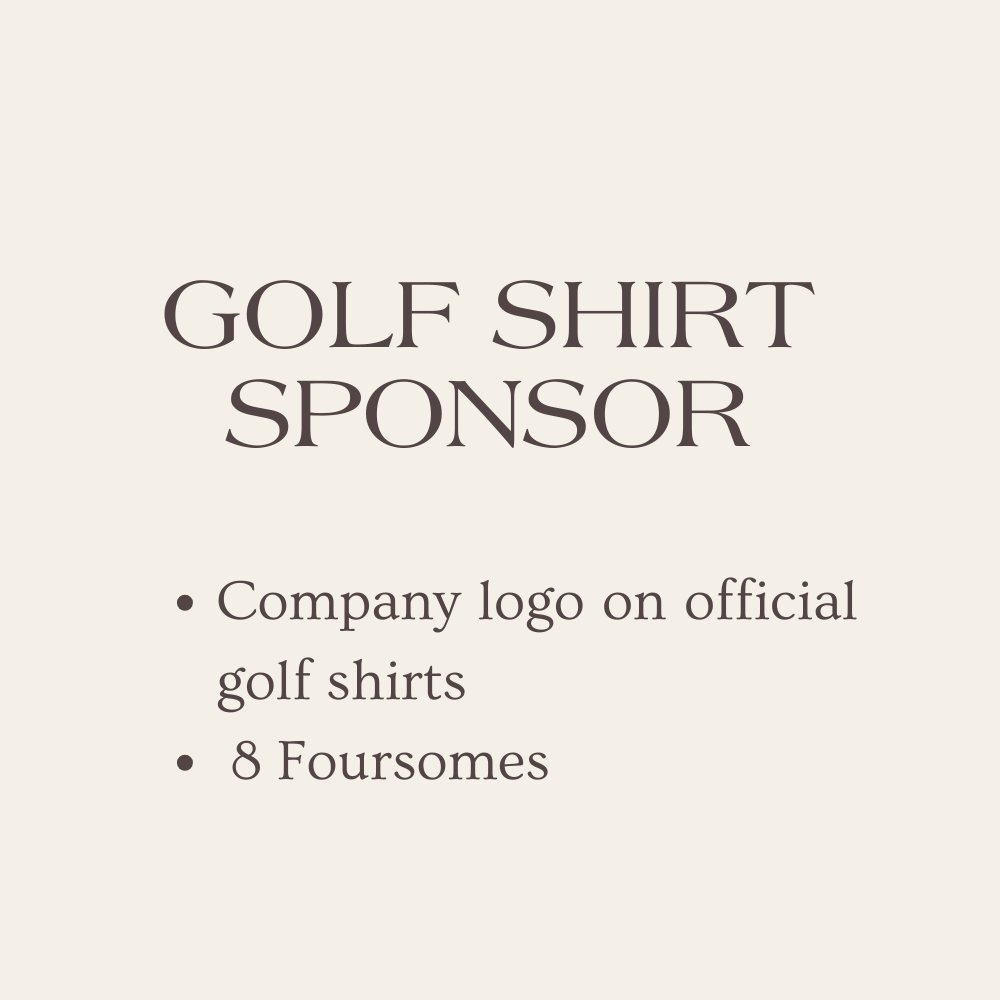Golf Shirt Sponsorship