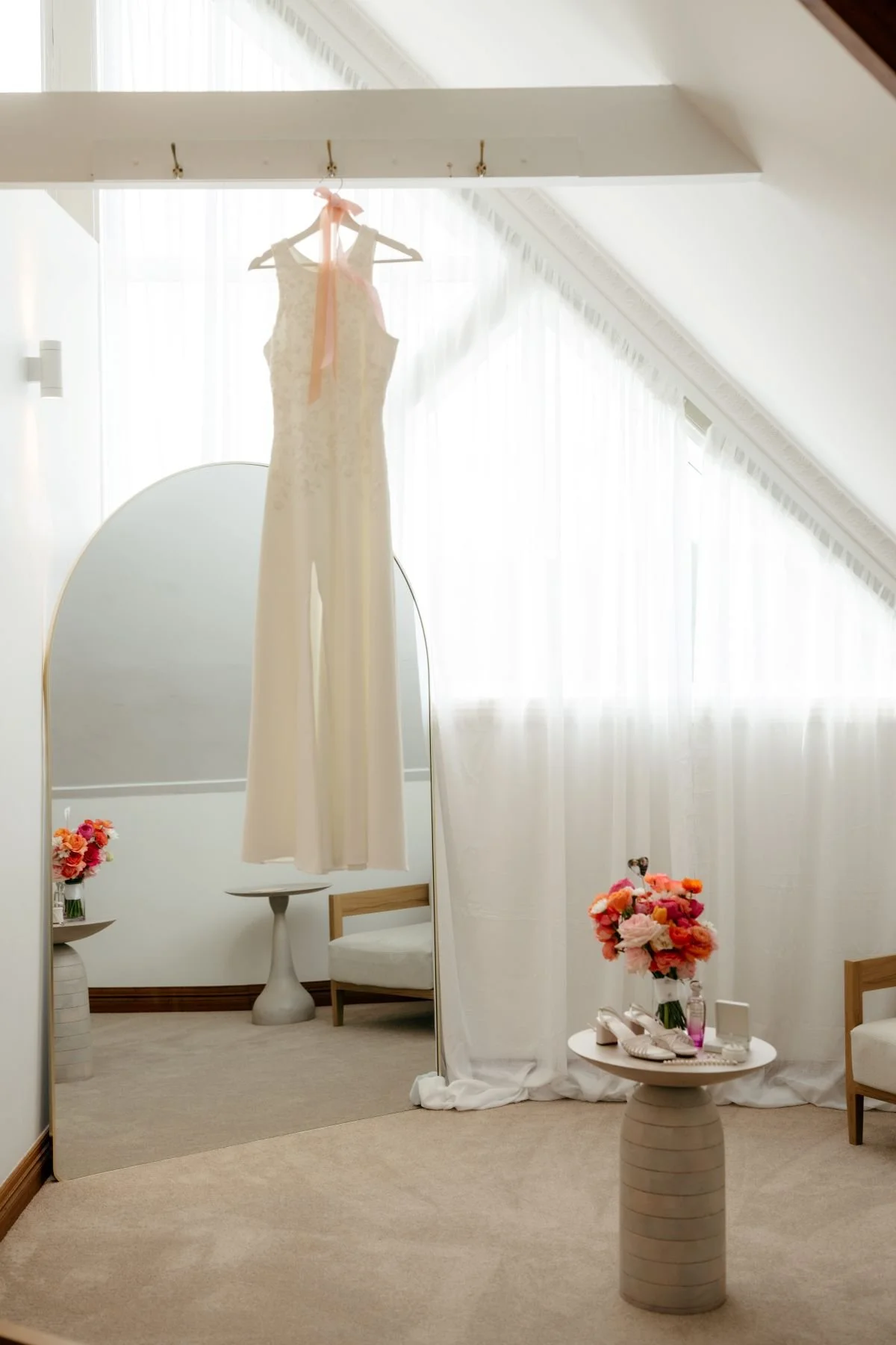 Bridal Getting Ready in Loft