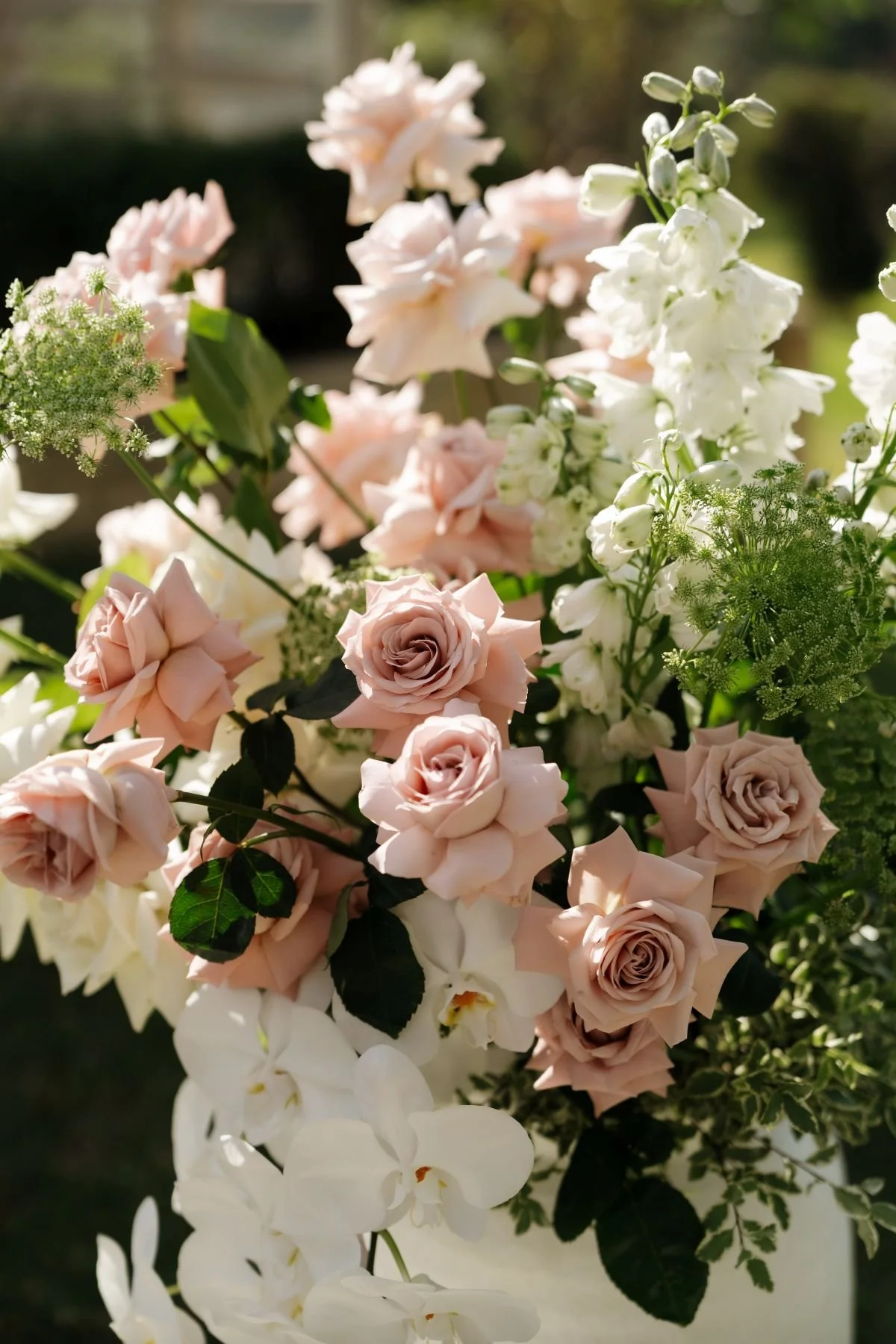 Ceremony Floral Designs with Pinks & Greens