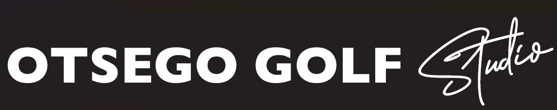 OTSEGO GOLF Studio logo on black background.