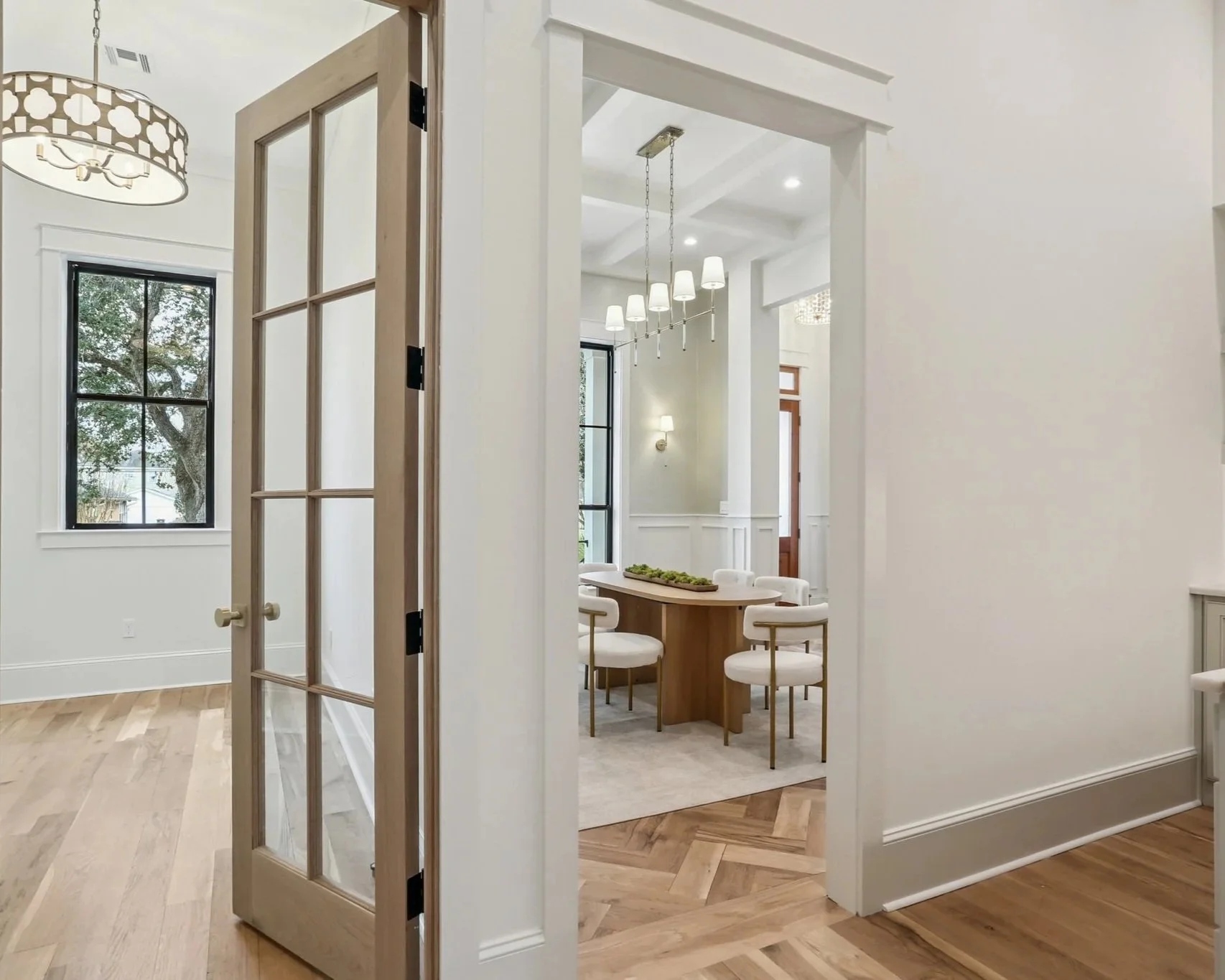 View into Office, Butler's Pantry, and Dining Room