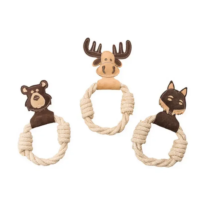 Dura-Fused Leather - Animal Rings Assorted - 11in