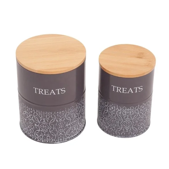 Modern Treat Storage Canister Set