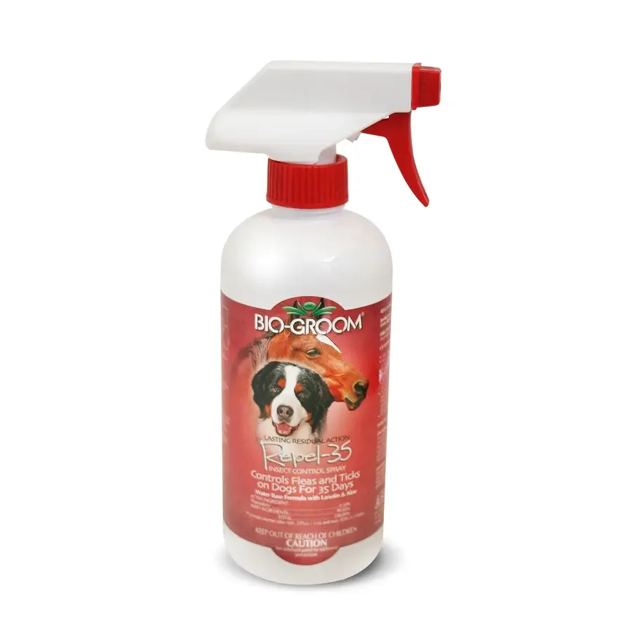 Bio-Groom Repel-35™ Flea & Tick Spray 16oz – Long-Lasting Protection for Pets & Horses
