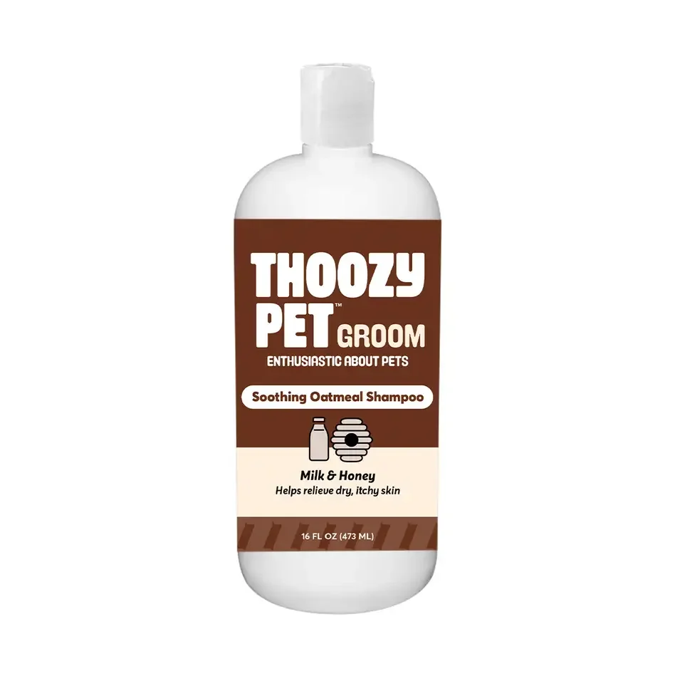Thoozypet Soothing Oatmeal Shampoo Milk & Honey 16oz