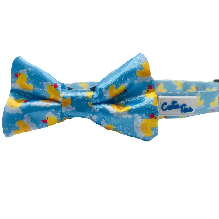 Rubber Ducky Bow Tie Collar Accessory
