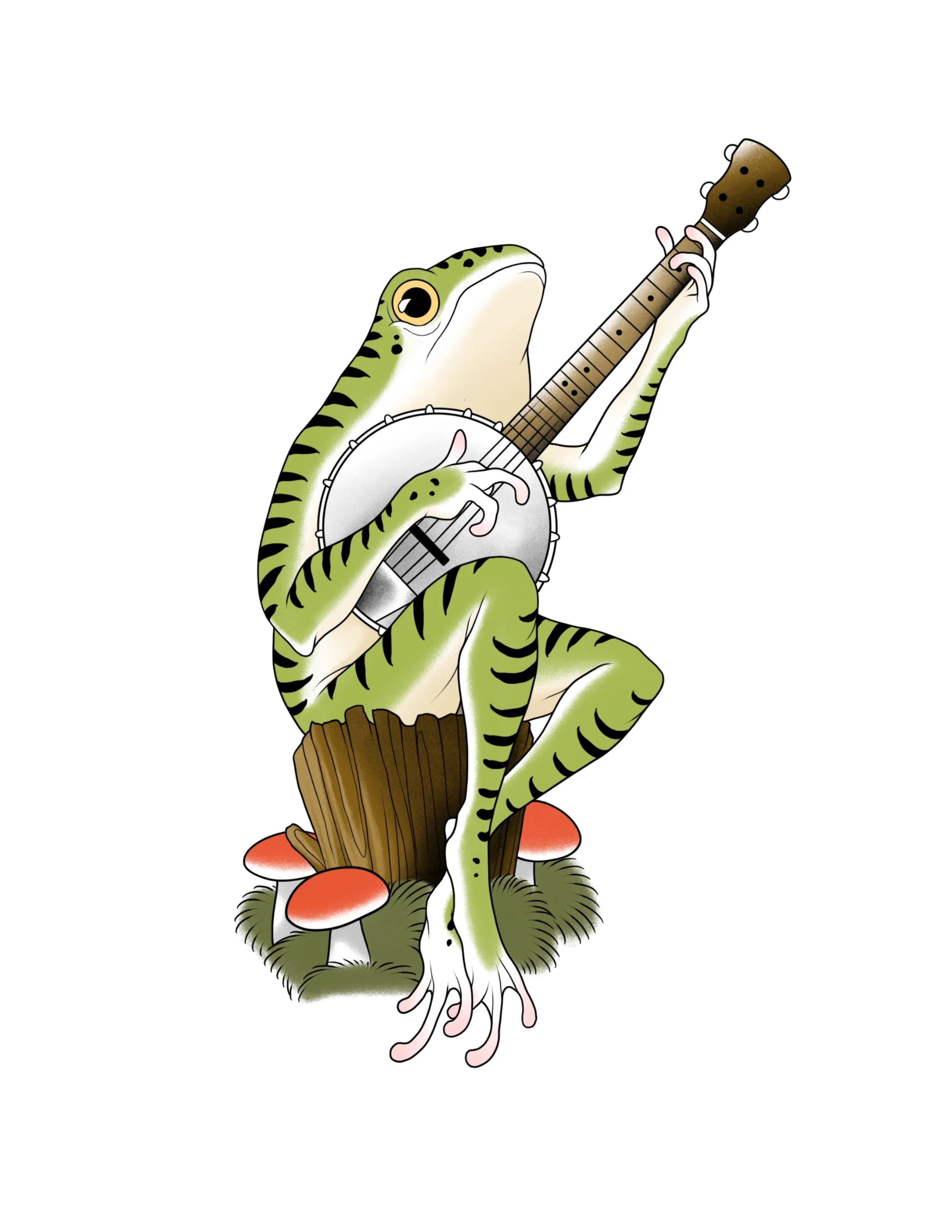 Banjo Frog
Price: $500
Minimum Size: 8"