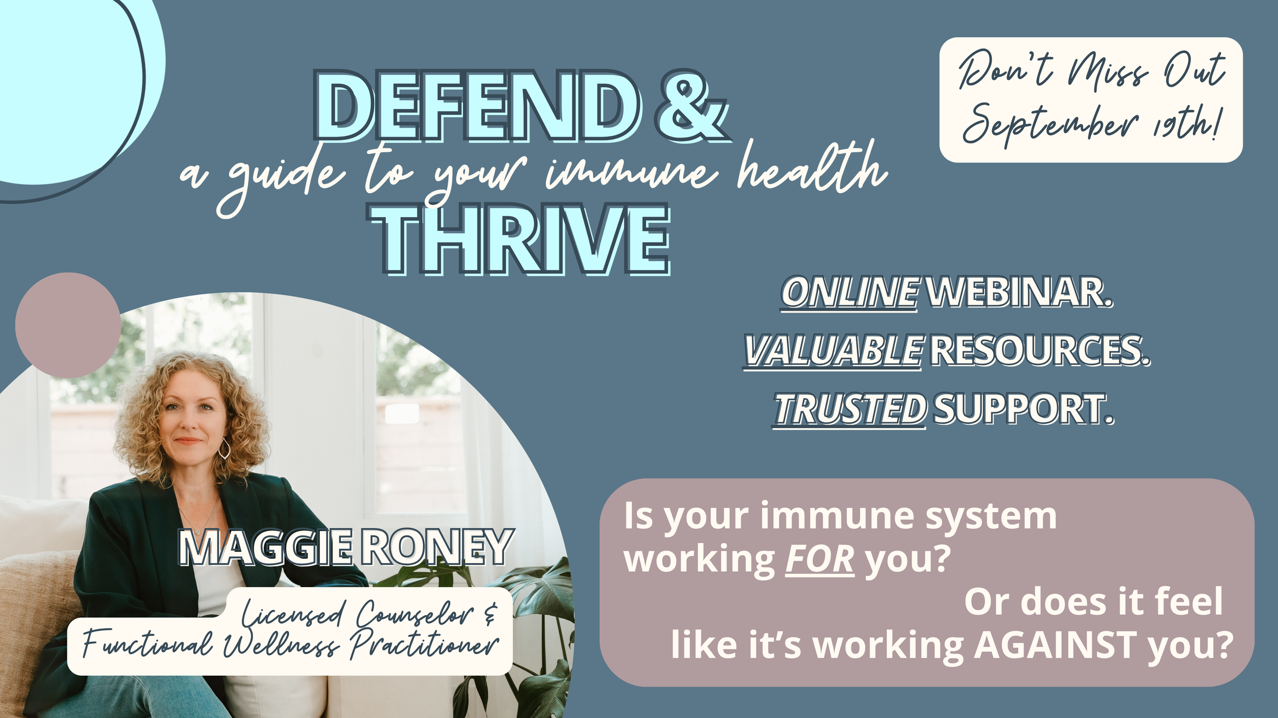 Online Health Webinar Banner