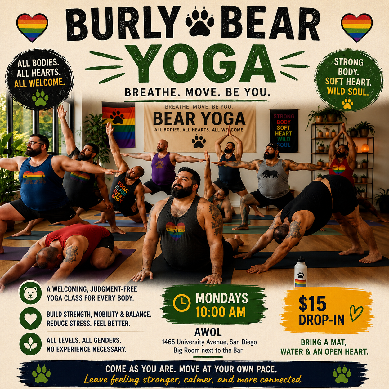Burly Bear Yoga 