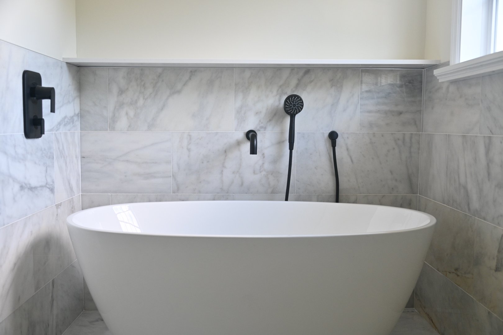 Master Bathroom in Marble