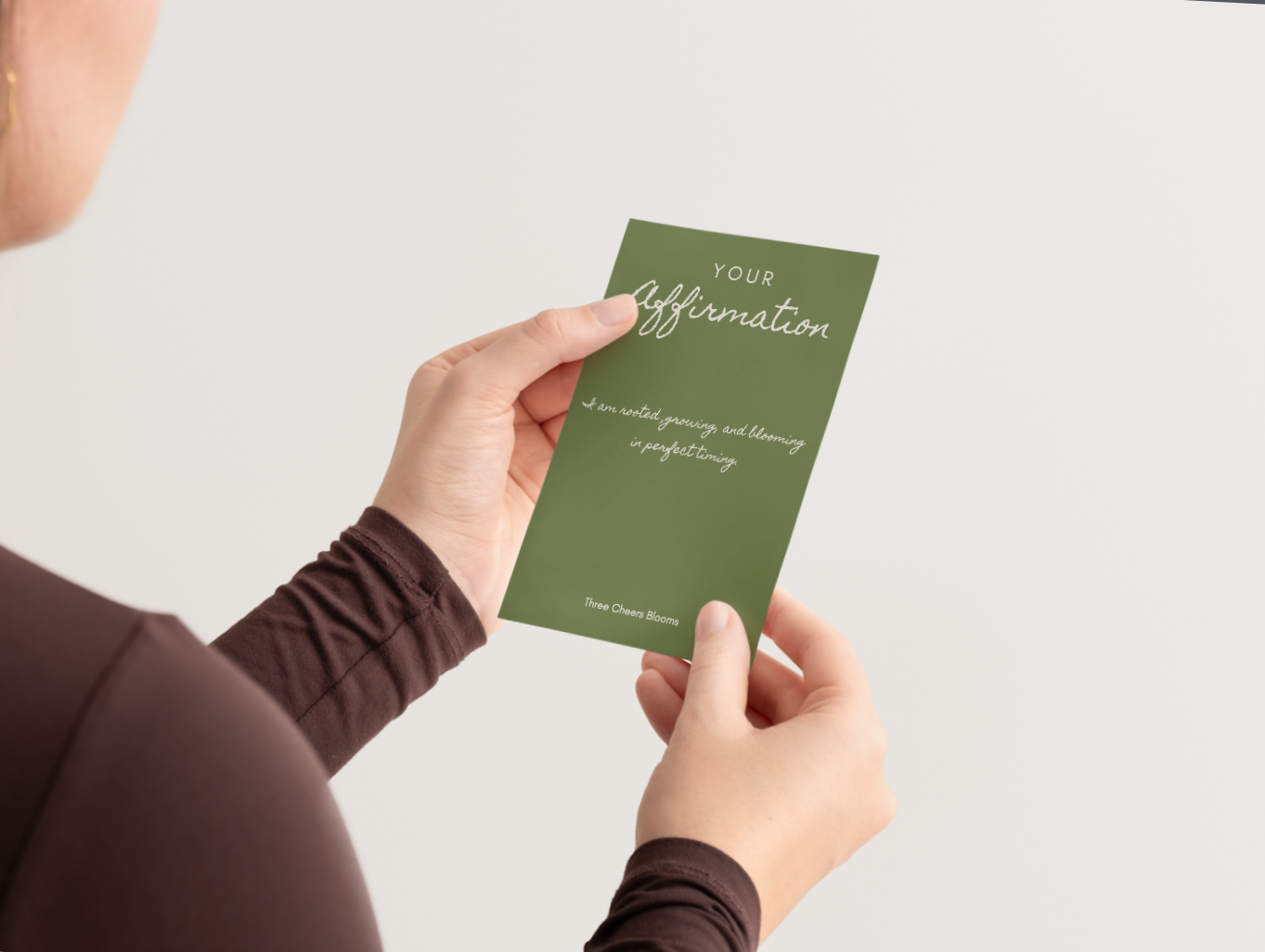 The Blooming Affirmation Cards